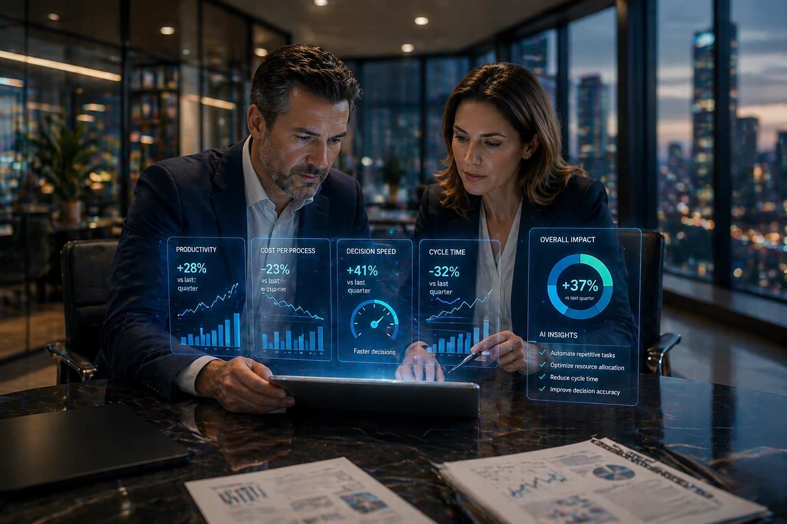 Sustainable AI competitive advantage